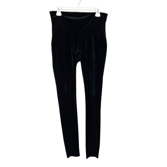 Spanx Velvet Leggings Womens Size XL Black - Picture 1 of 9